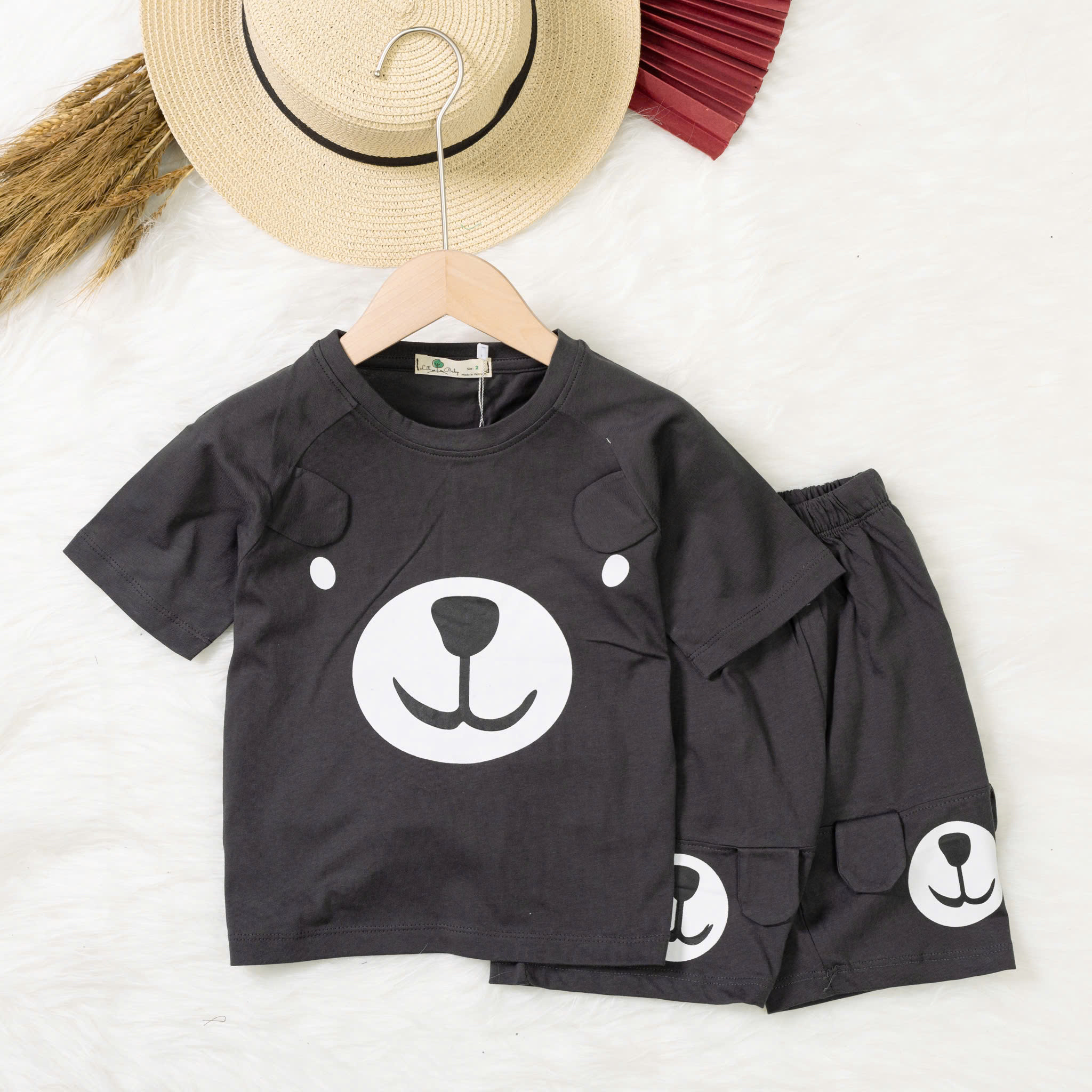 Bộ cotton trẻ em - bé trai B006 2/10 TS01