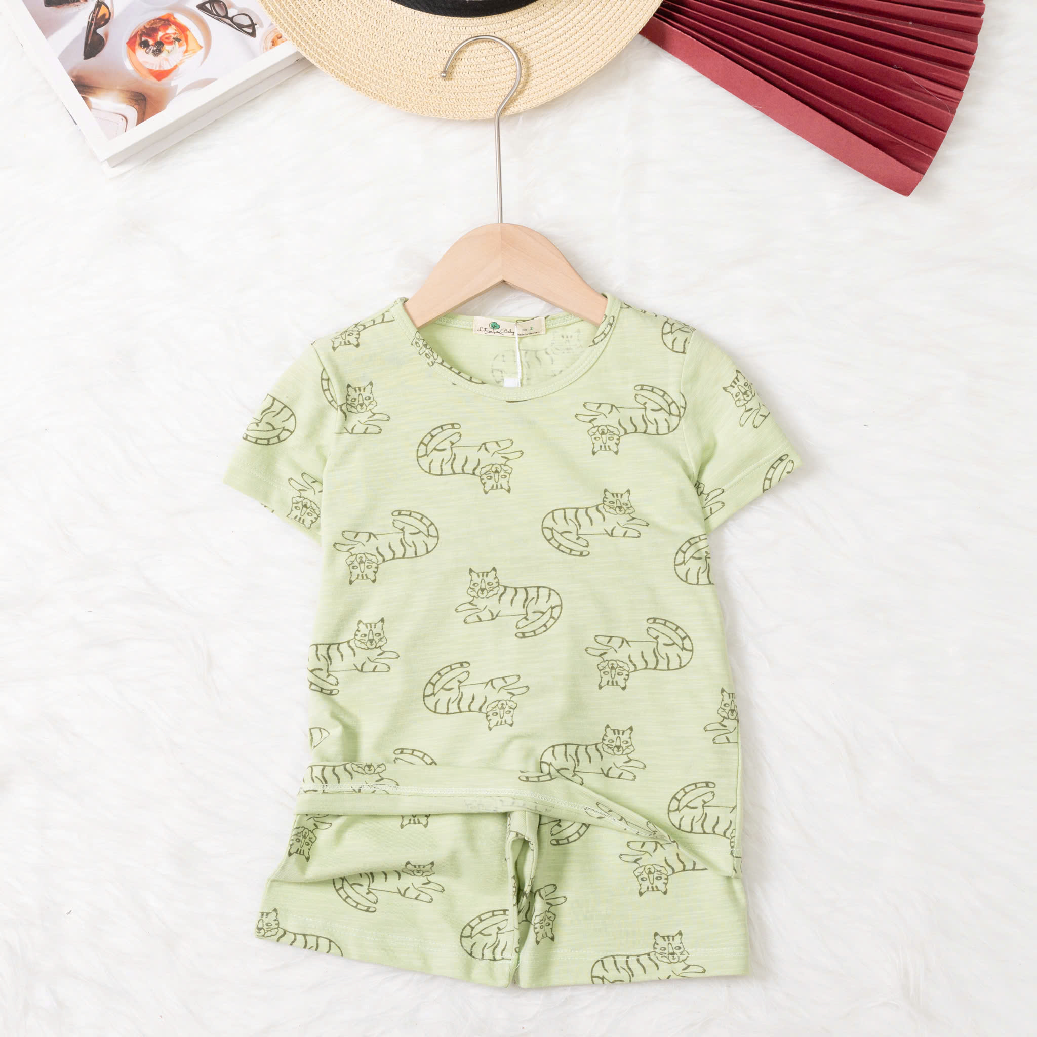 Bộ cotton trẻ em - bé trai B004 2/10 TS20