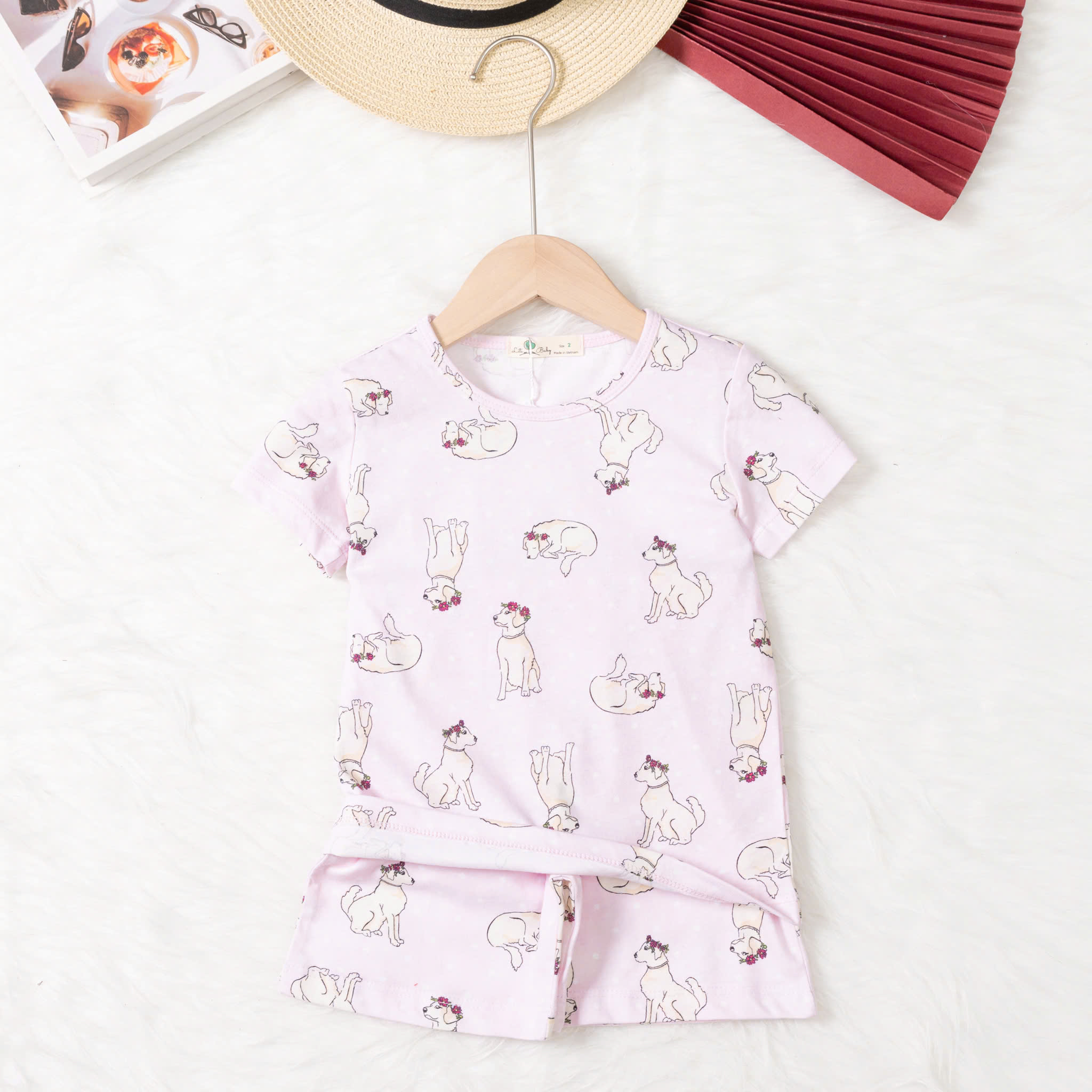 Bộ cotton trẻ em - bé trai B004 2/10 TS20