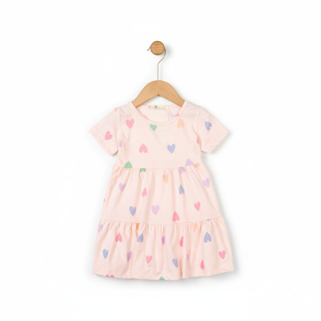 Váy cotton trẻ em - V02 2/10 TS06 HT lô 1