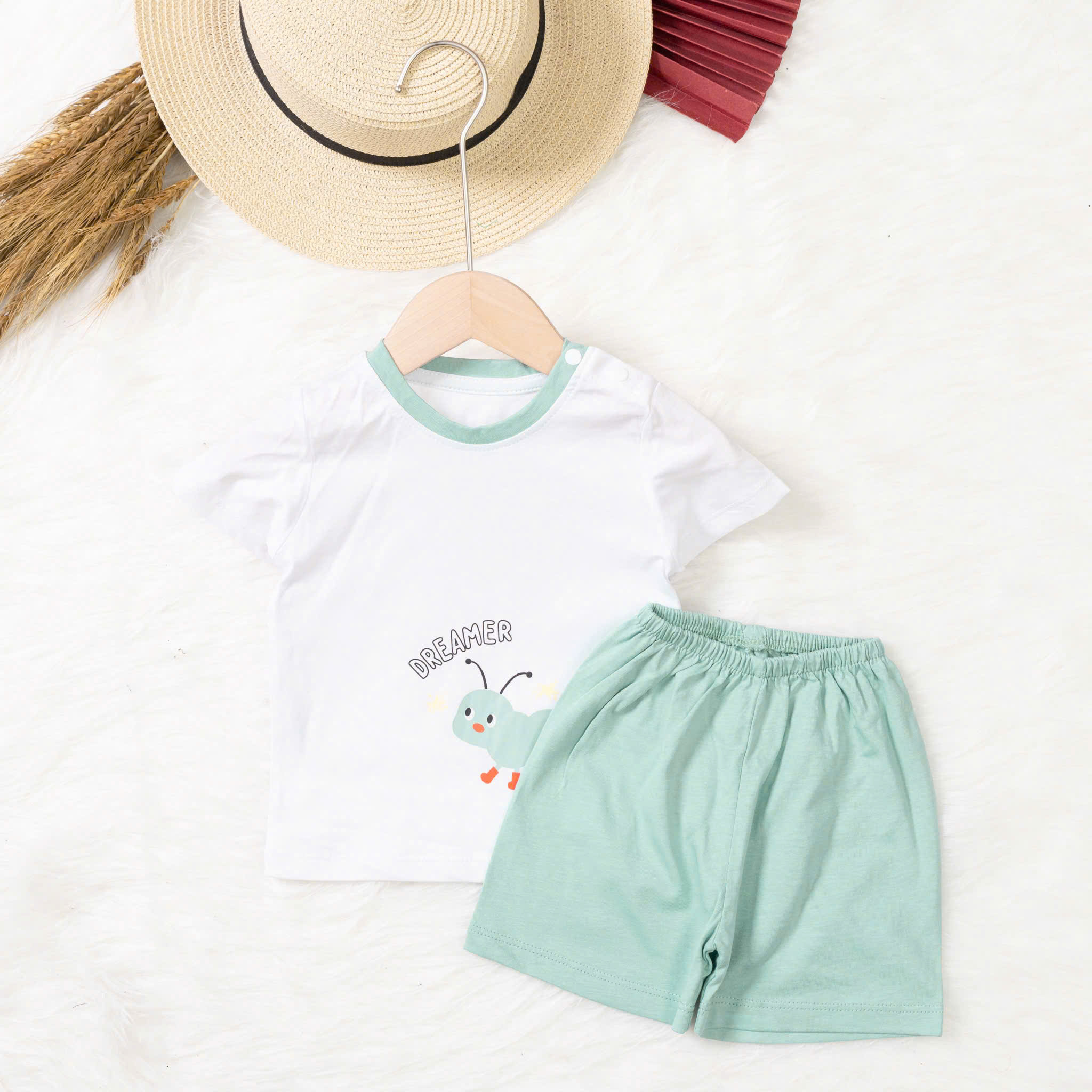 Bộ cotton trẻ em - bé trai B005 9/36 TS03