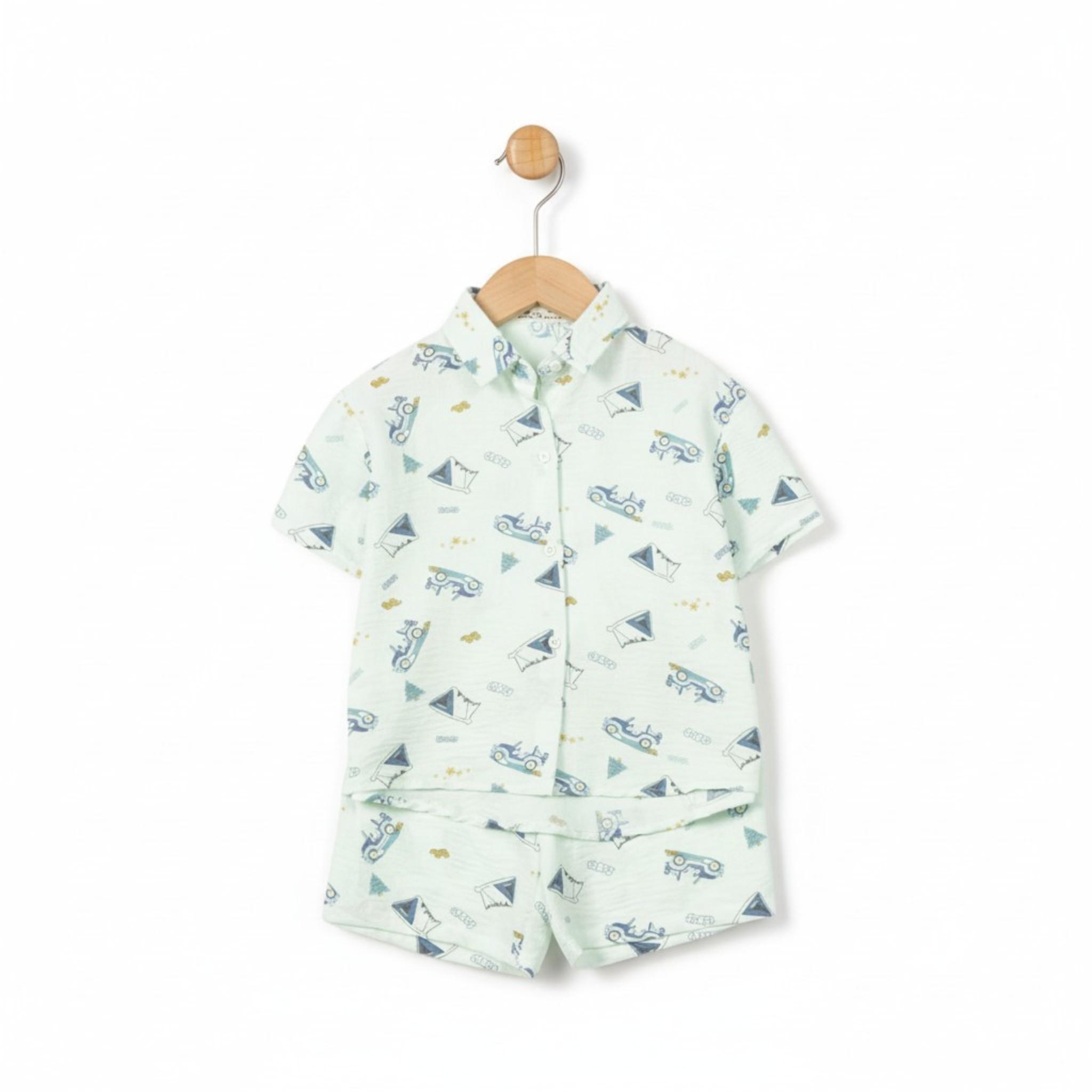 Bộ cotton trẻ em - bé trai B002 4/10 PH1136