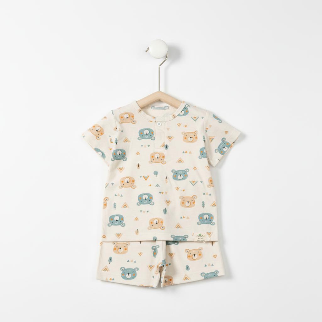 Bộ cotton trẻ em - bé trai B004 6m/36m TS20