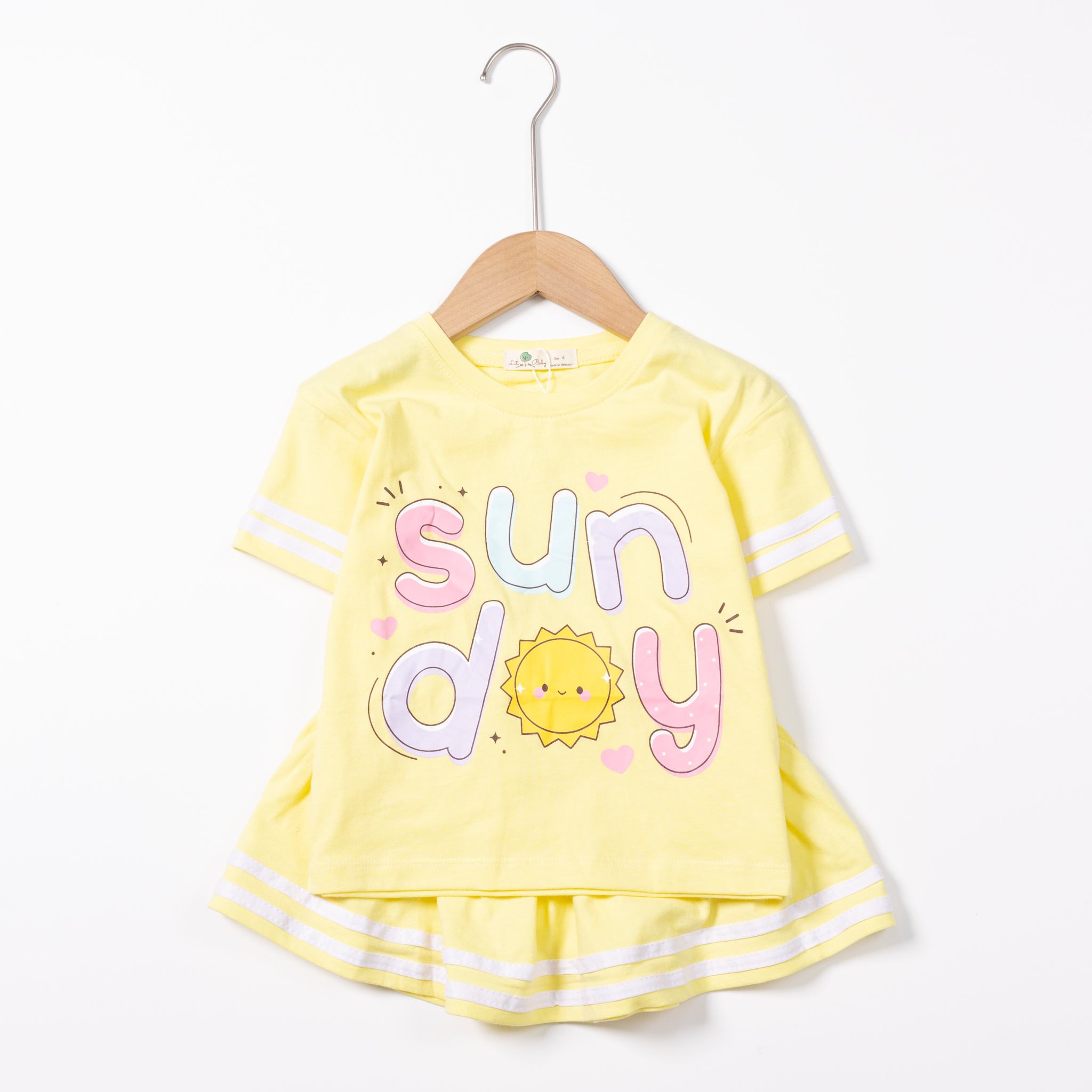 Bộ cotton trẻ em - bé gái G003 3/10