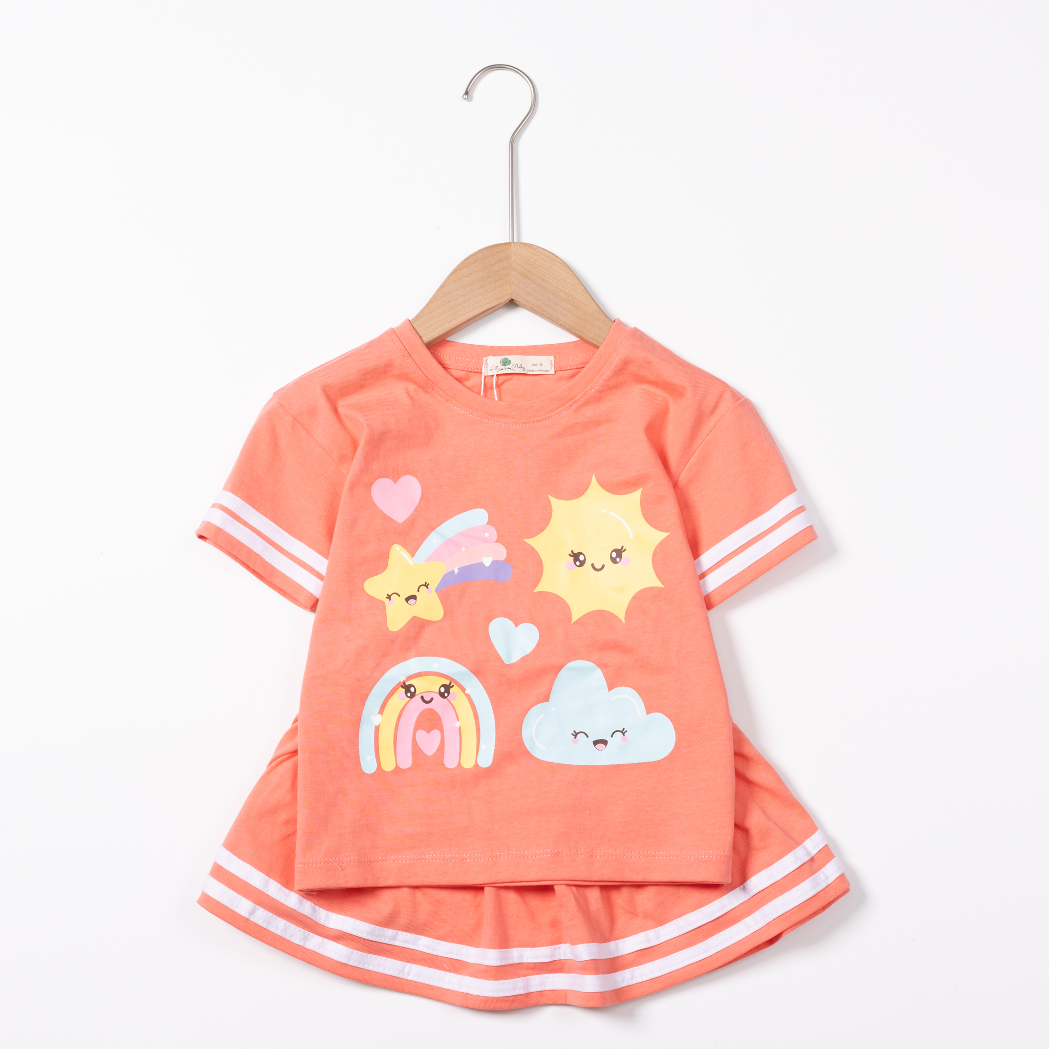 Bộ cotton trẻ em - bé gái G003 3/10