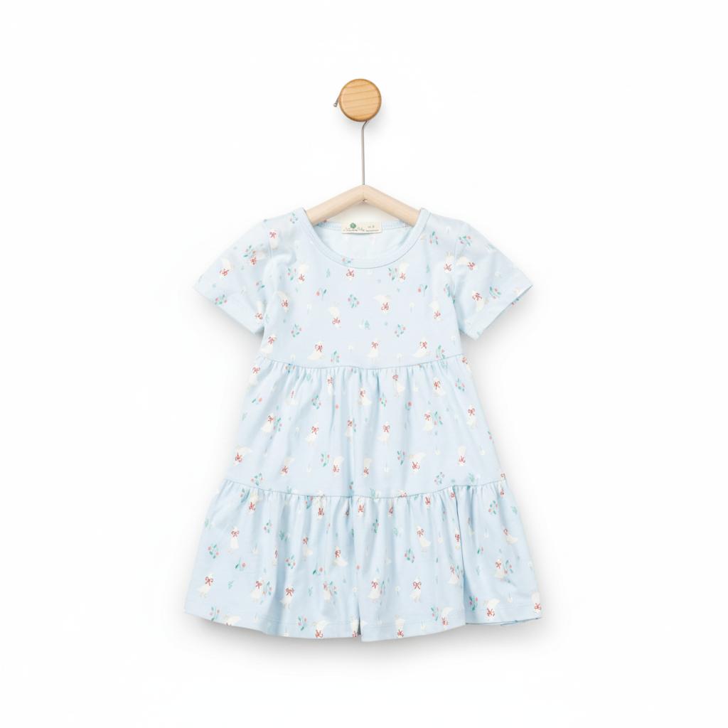 Váy cotton trẻ em - V02 2/10 TS06 HT lô 2