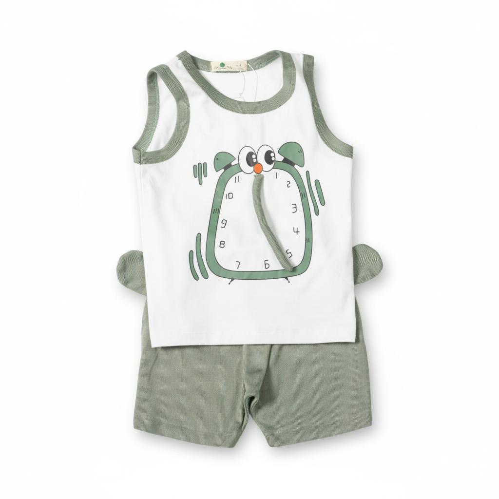 Bộ cotton trẻ em - bé trai B003 1/5 TS08