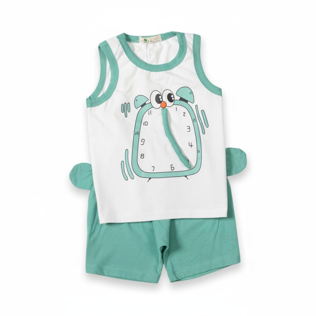 Bộ cotton trẻ em - bé trai B003 1/5 TS08