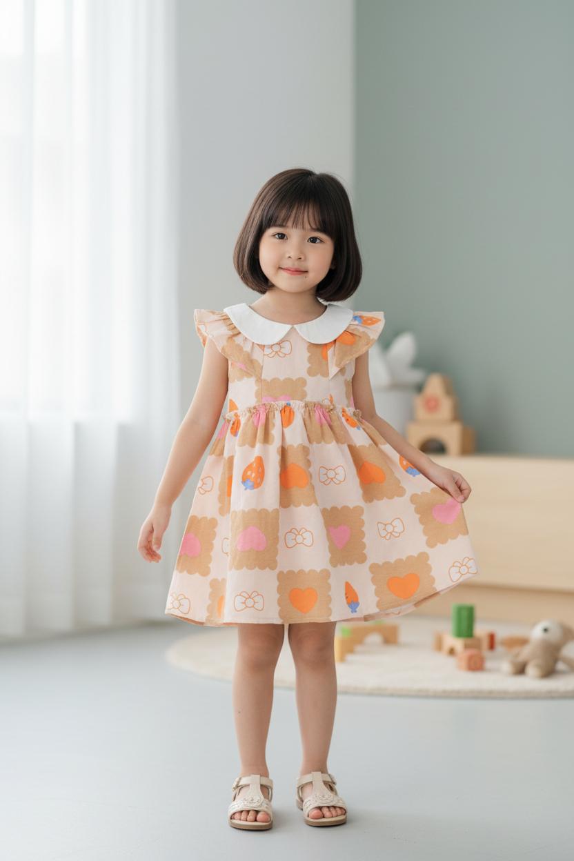 Váy thời trang trẻ em - V07 2/10 PH1296
