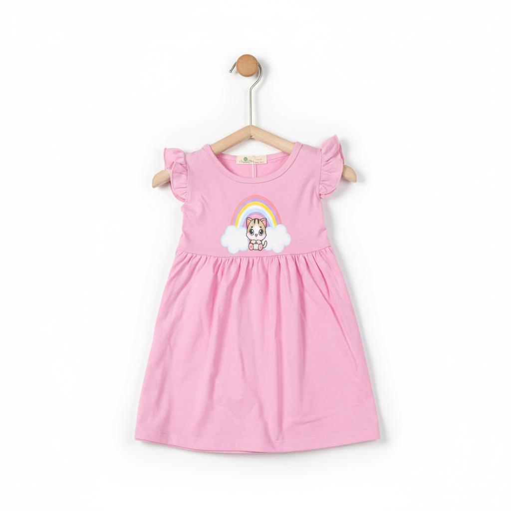 Váy cotton trẻ em - V02 2/12 TS06 lô 1