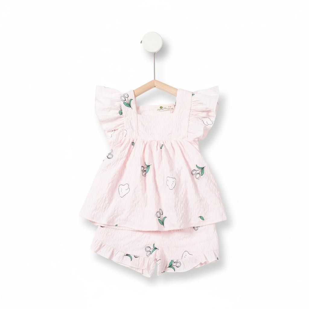 Bộ cotton trẻ em - bé gái G005 2/7 PH1051