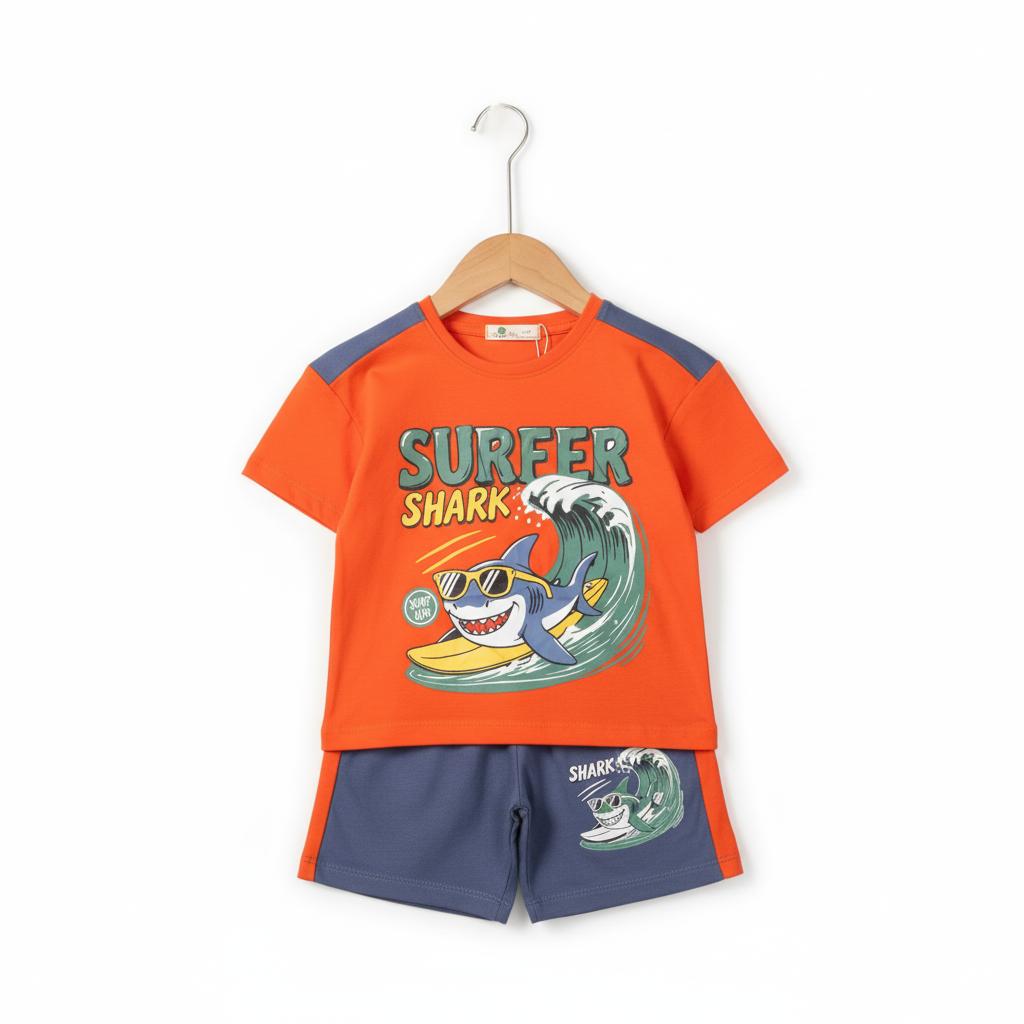 Bộ cotton trẻ em - bé trai B003 2/10 TS12 Lô 2