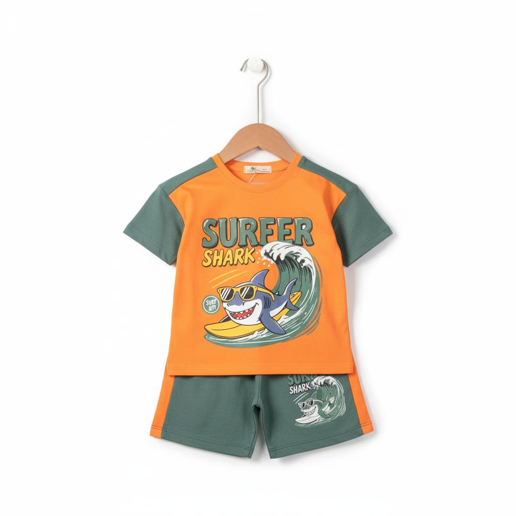 Bộ cotton trẻ em - bé trai B003 2/10 TS12 Lô 2