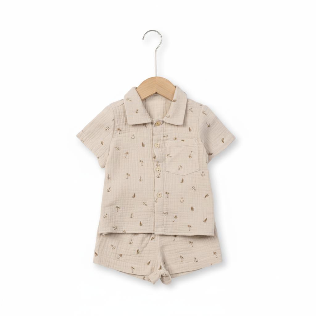 Bộ cotton trẻ em - bé trai B002 2/7 NH37