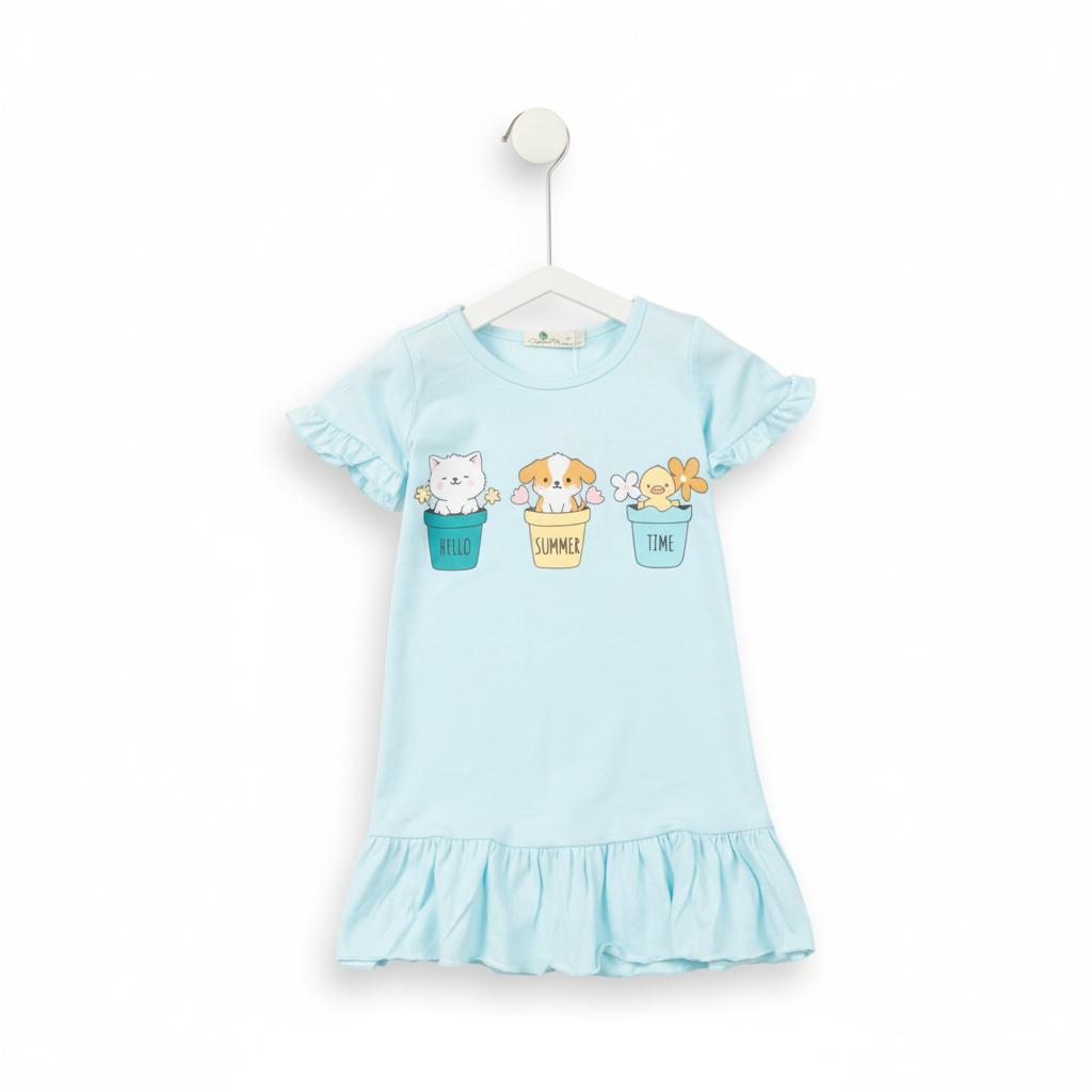 Váy cotton trẻ em - V02 2/10 lô 3