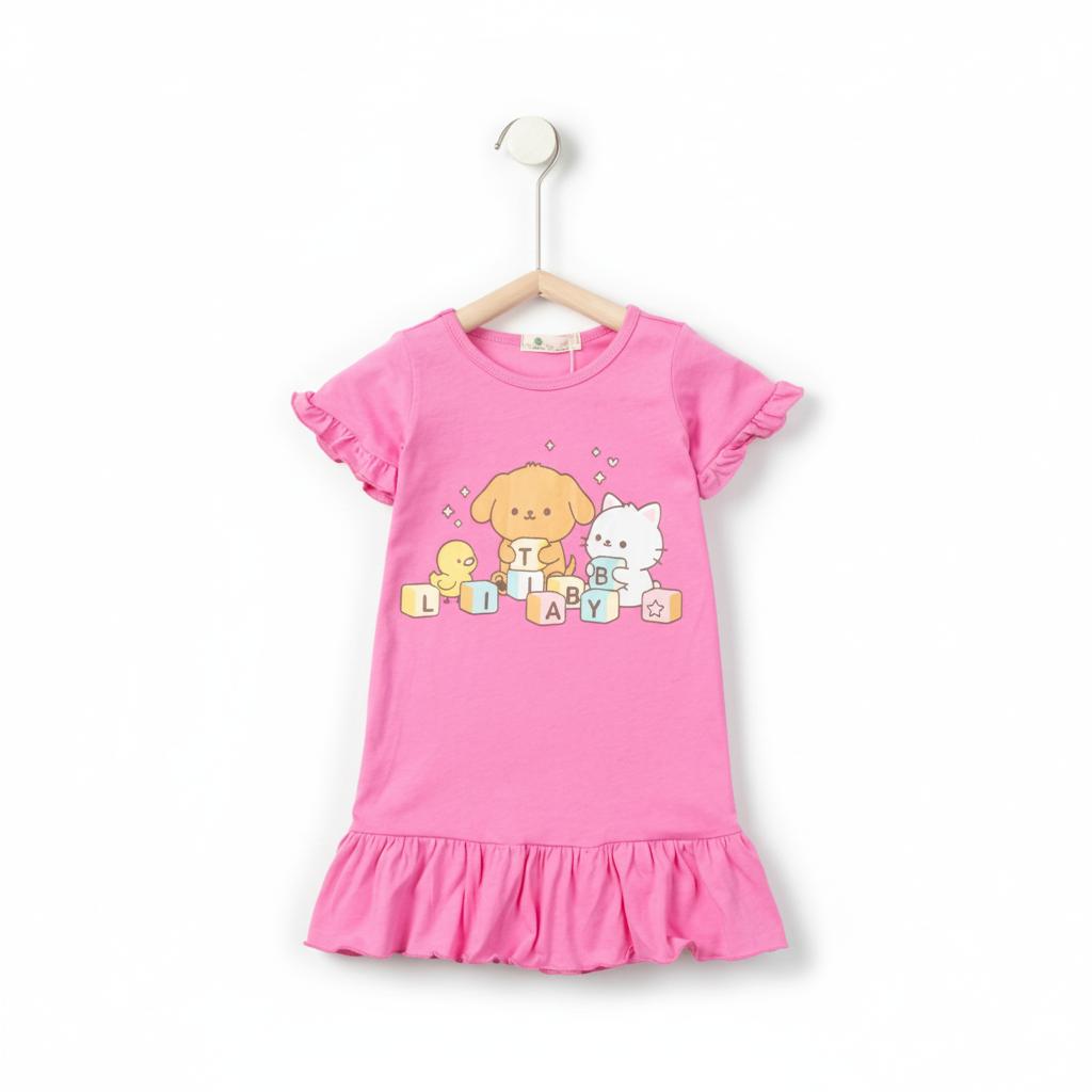 Váy cotton trẻ em - V02 2/10 lô 3