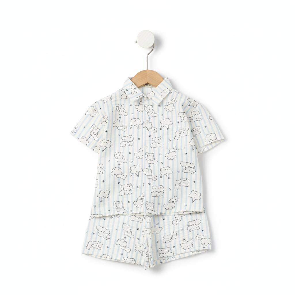 Bộ cotton trẻ em - bé trai B002 PH1136
