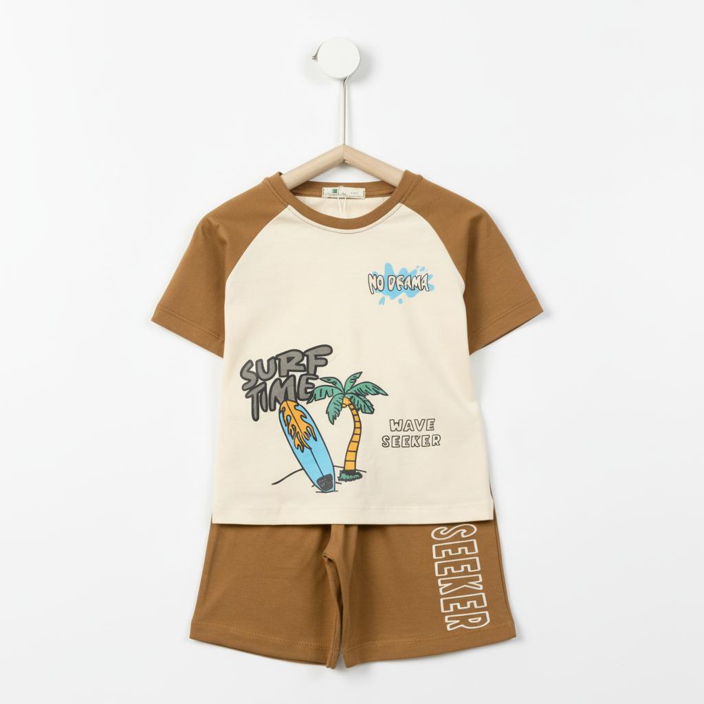 Bộ cotton trẻ em - bé trai B003 2/10 TS12