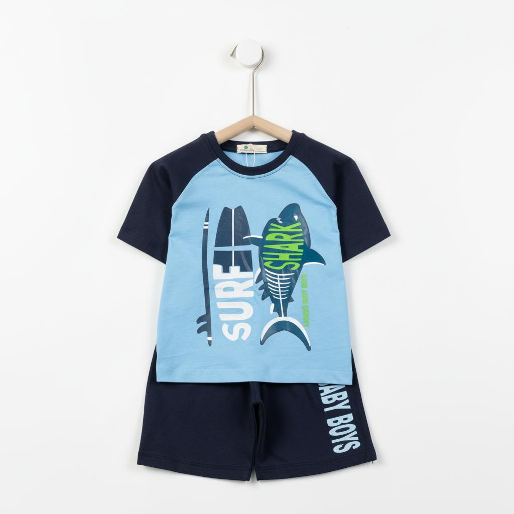 Bộ cotton trẻ em - bé trai B003 2/10 TS12