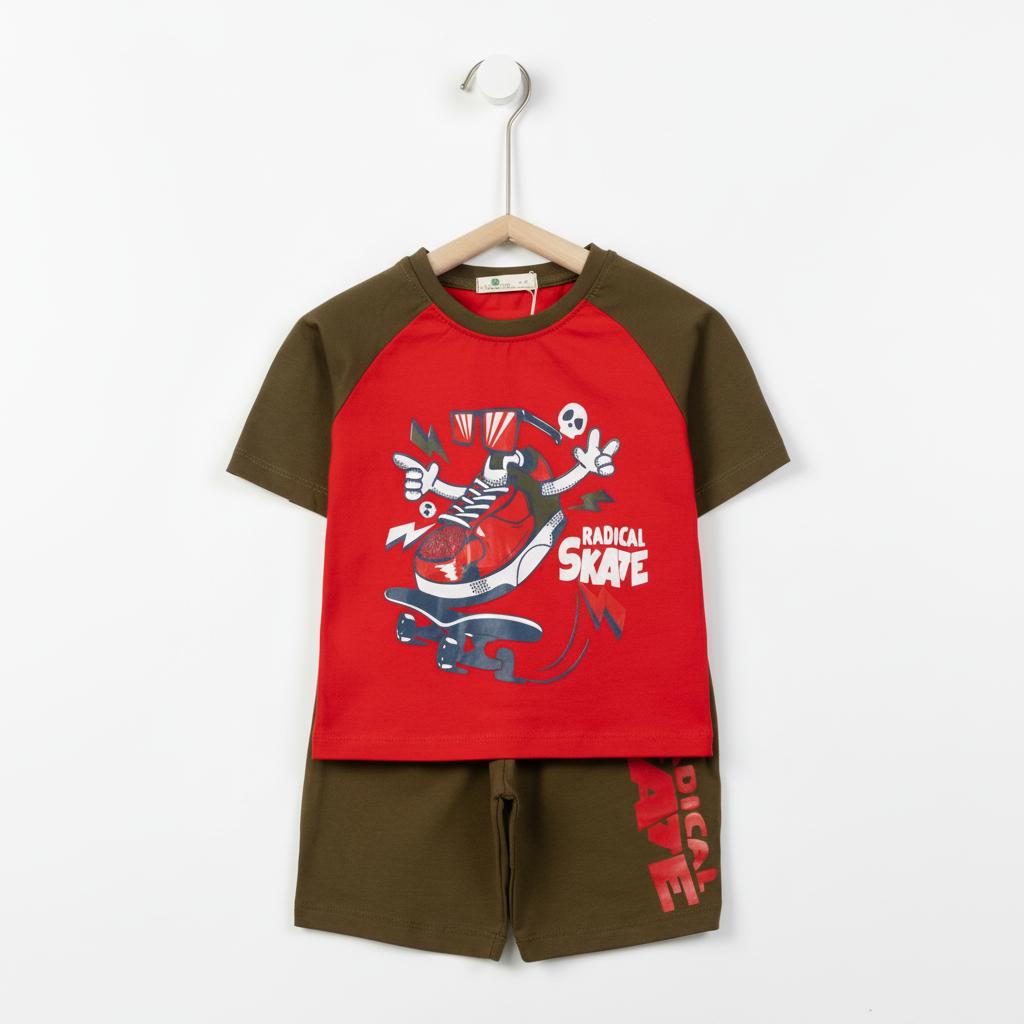 Bộ cotton trẻ em - bé trai B003 2/10 TS12