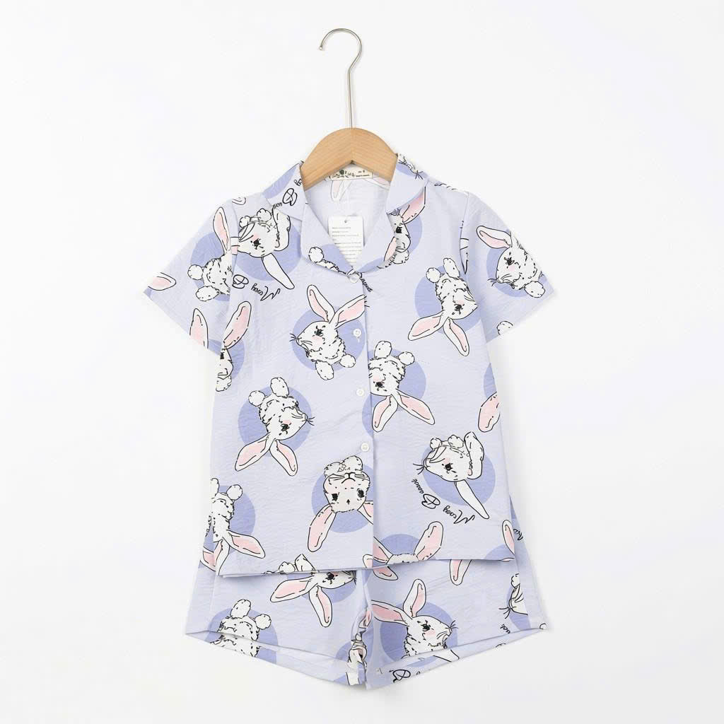 Bộ cotton trẻ em - bé gái G001 8/16 PH575