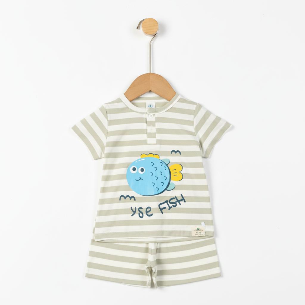 Bộ cotton trẻ em - bé trai B005 9m/36m TS03 Lô 4