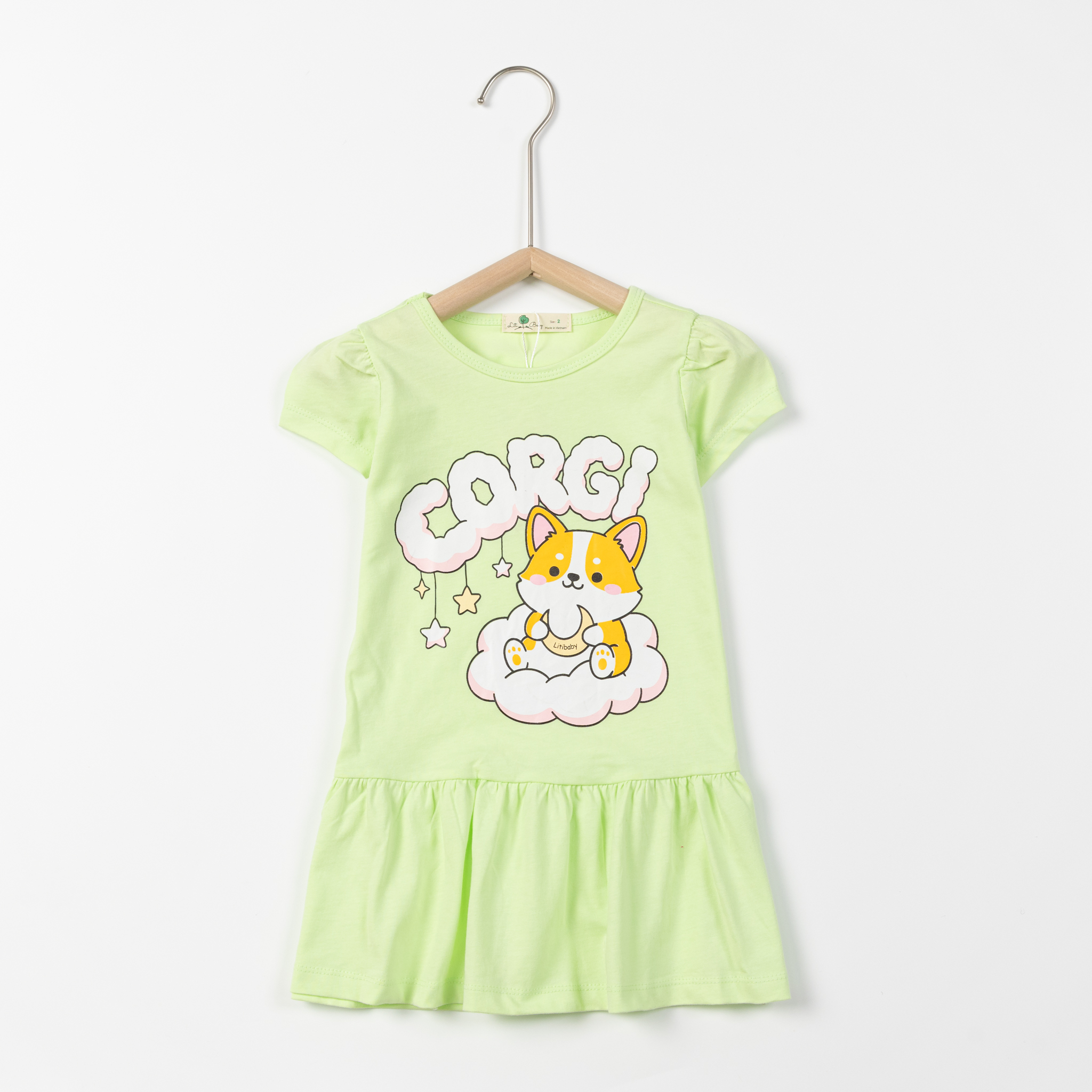 Váy cotton trẻ em - V02 lô 4
