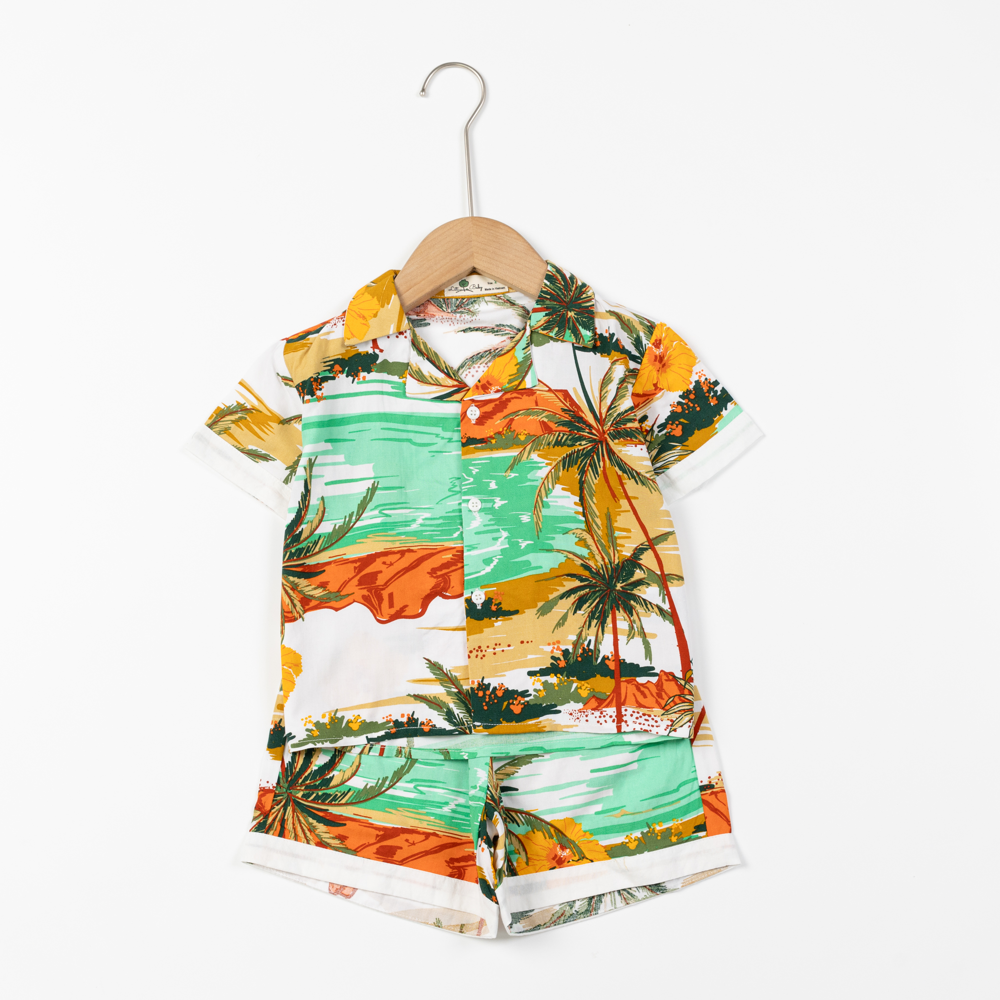Bộ cotton trẻ em - bé trai B001 10/16 PH1331