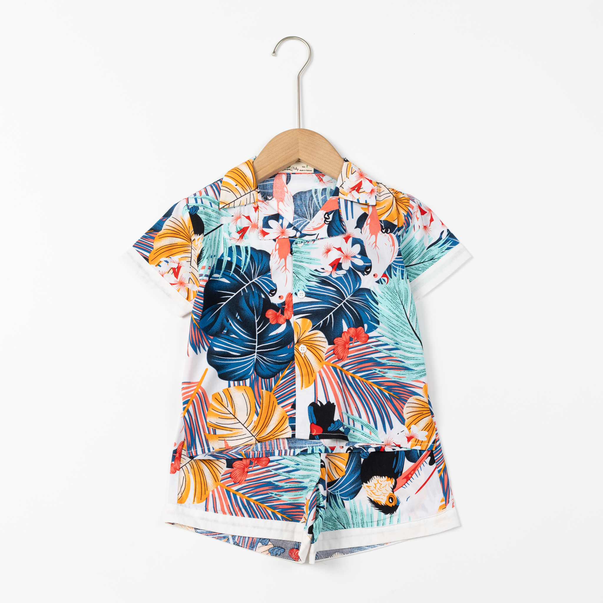 Bộ cotton trẻ em - bé trai B001 10/16 PH1331