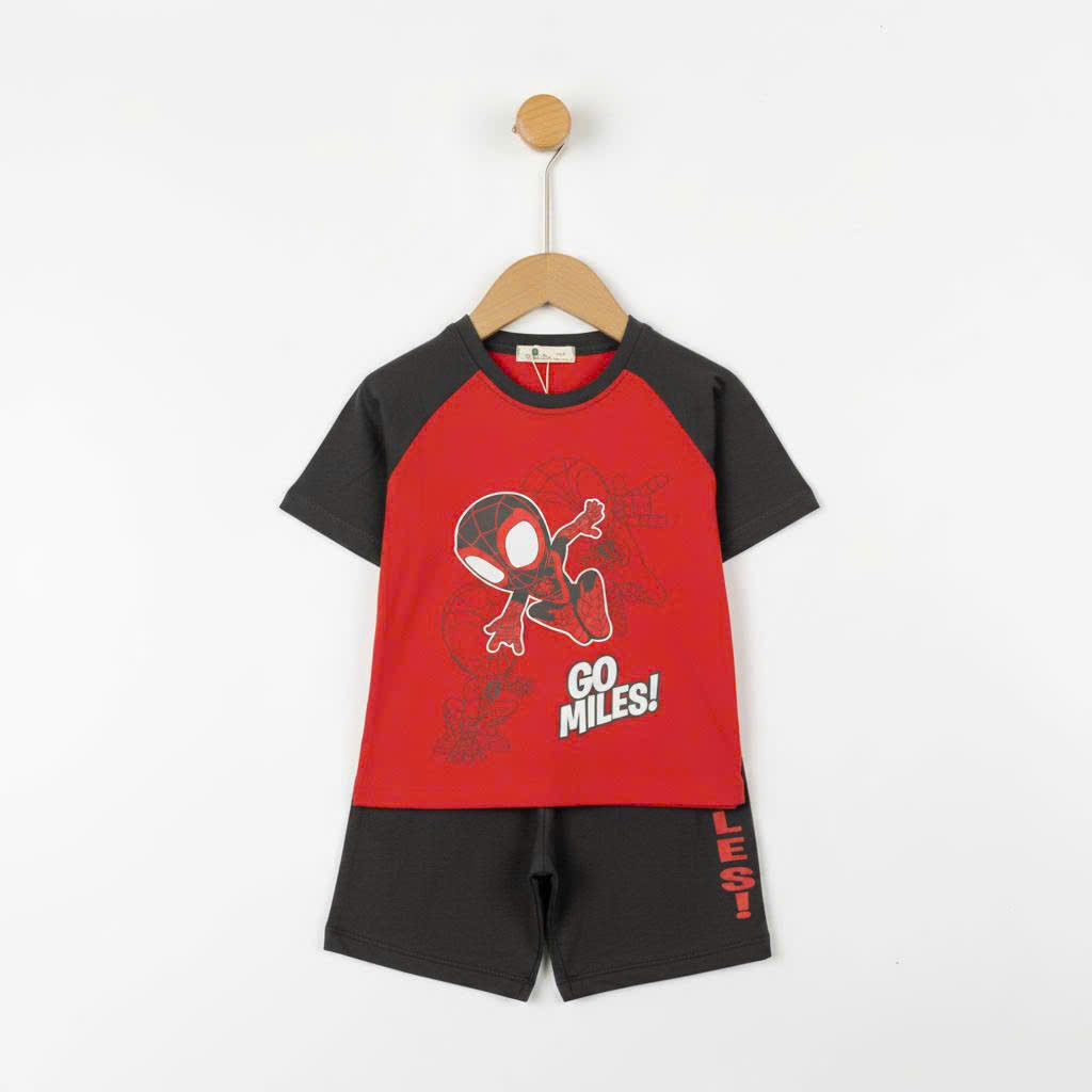 Bộ cotton trẻ em - bé trai B006 2/10 TS18