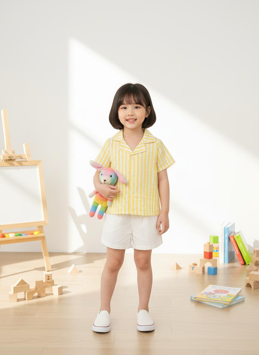 Bộ cotton trẻ em - bé trai B001 2/10 NH55