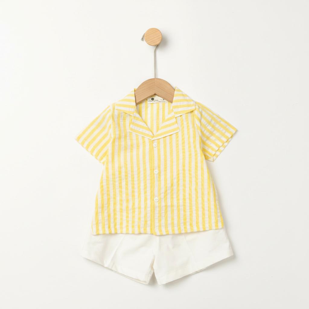 Bộ cotton trẻ em - bé trai B001 NH55 2/10