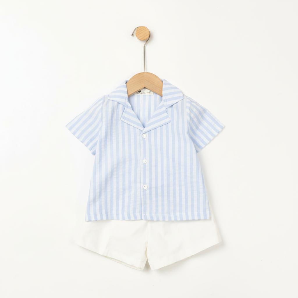 Bộ cotton trẻ em - bé trai B001 NH55 2/10