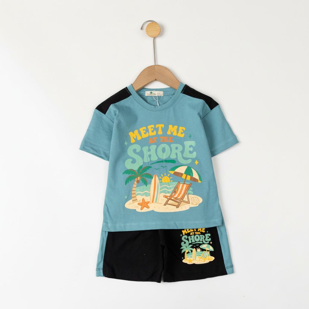 Bộ cotton trẻ em - bé trai B006 2/10