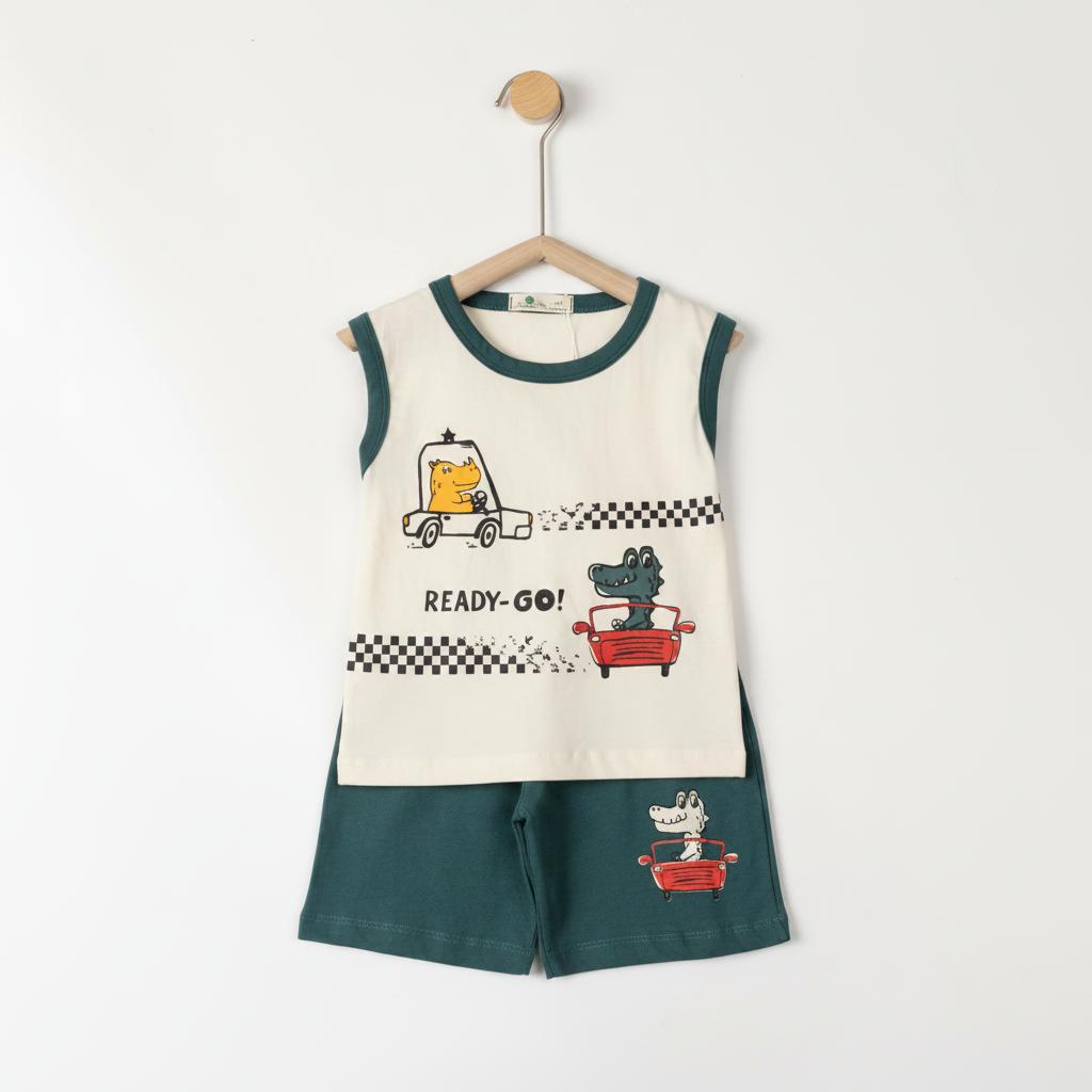 Bộ cotton trẻ em - bé trai B003 1/7 TS53