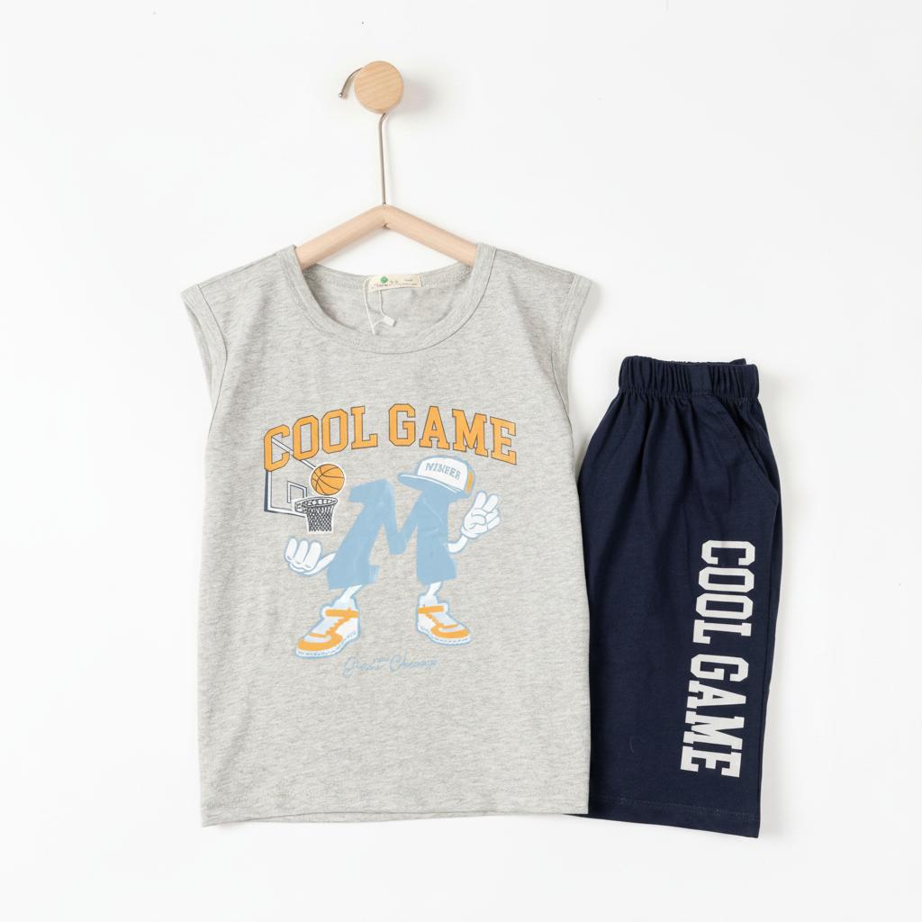 Bộ cotton trẻ em - bé trai B002 8/16 TS54