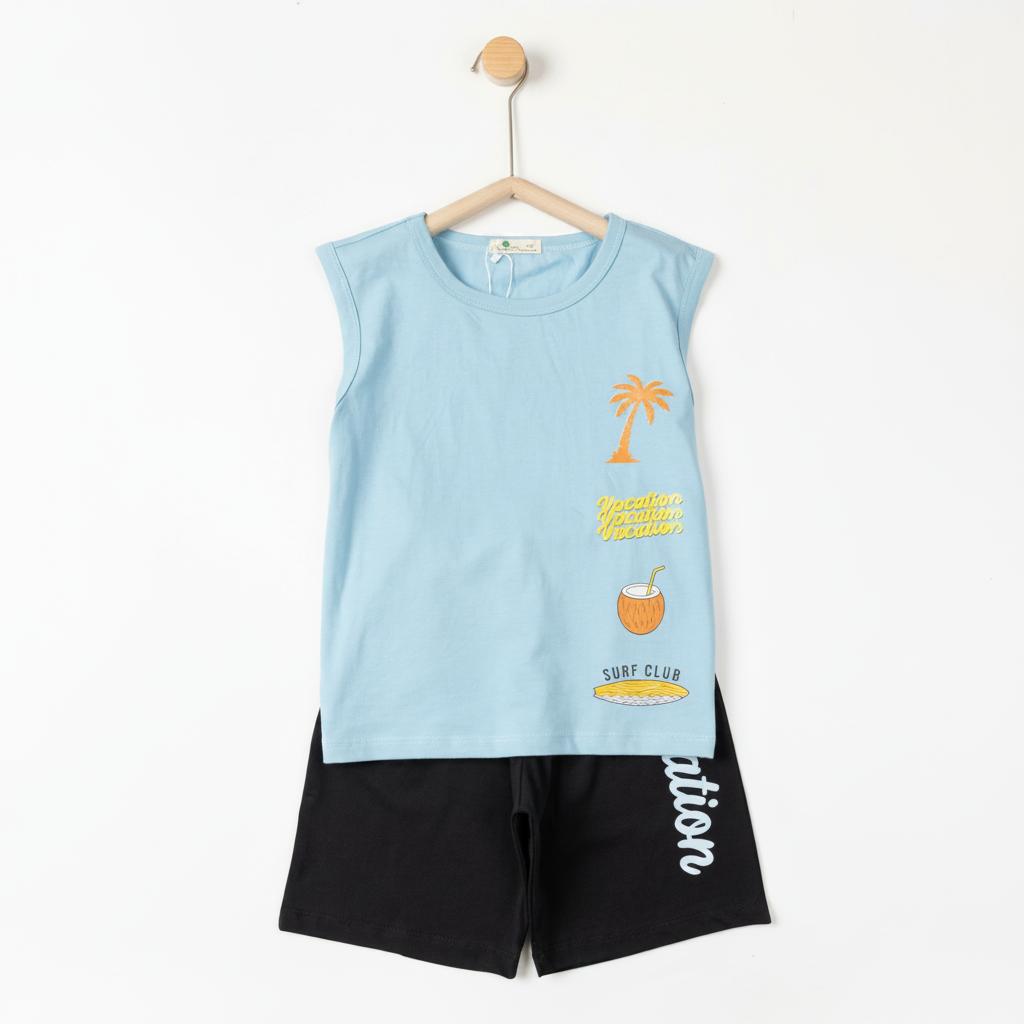 Bộ cotton trẻ em - bé trai B002 8/16 TS54
