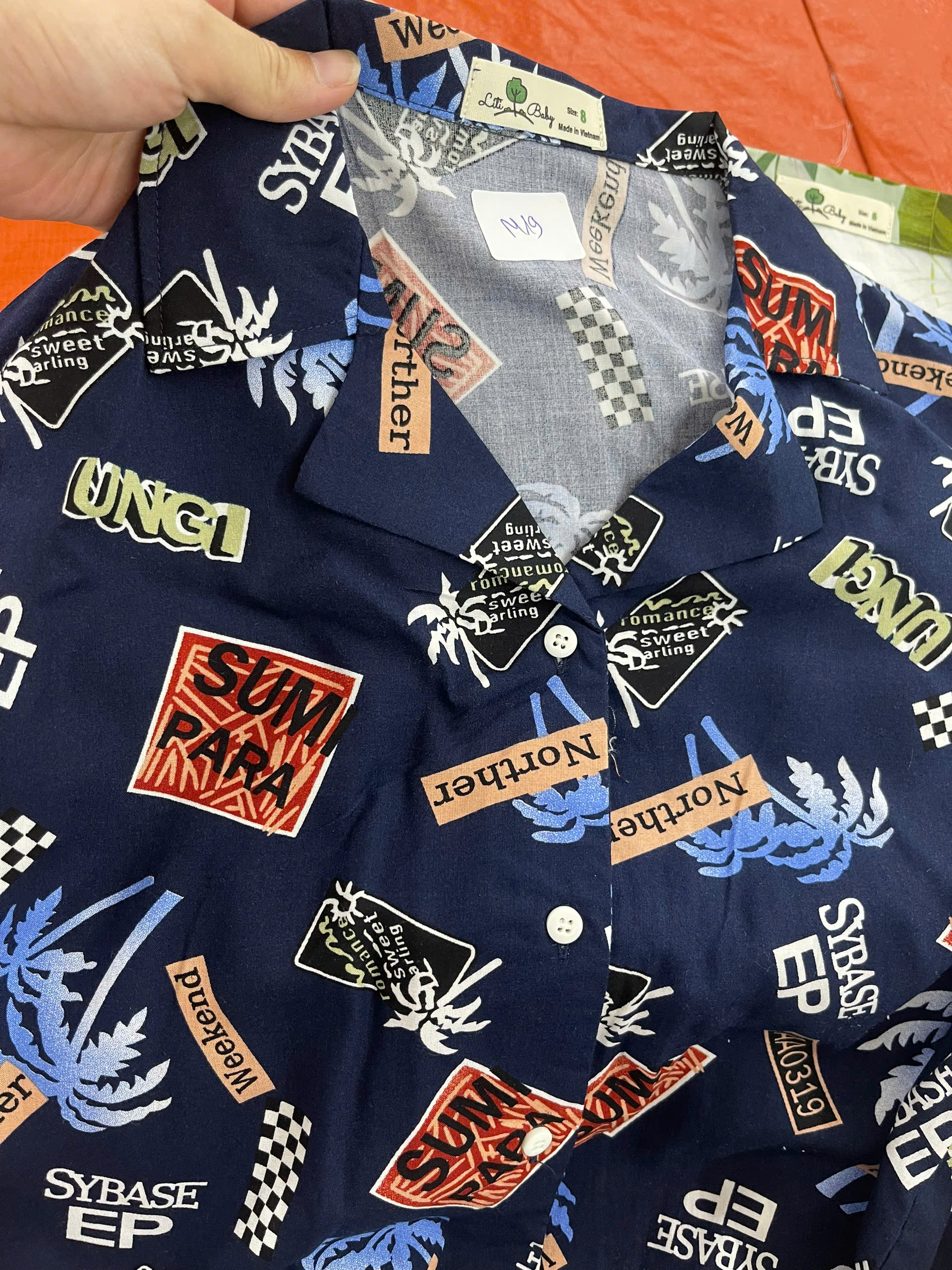 Bộ cotton trẻ em - bé trai B001 10/16 PH1331 lô 2