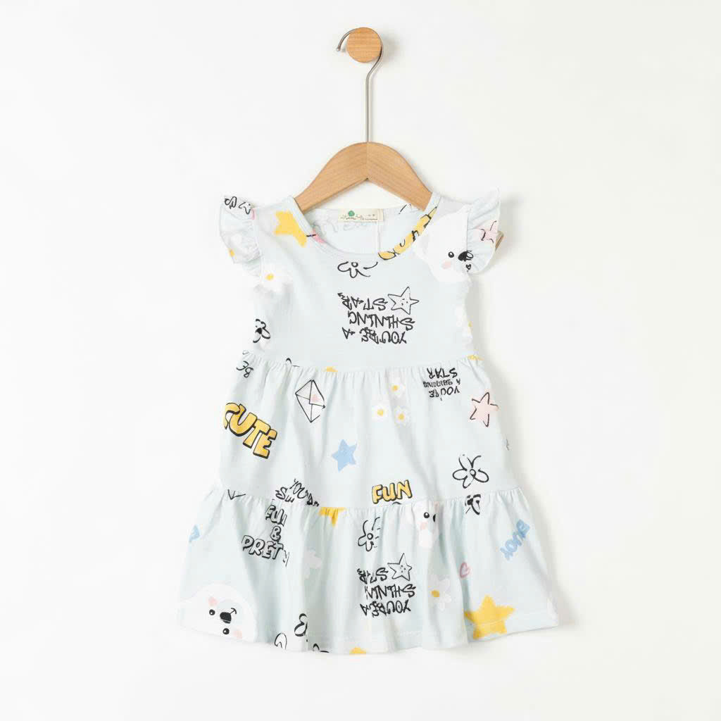 Váy cotton trẻ em - V02 2/10 HT TS06 lô 9