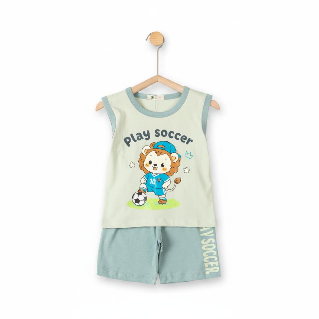 Bộ cotton trẻ em - bé trai B003 1/7 TS53