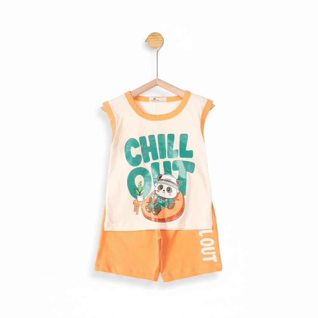 Bộ cotton trẻ em - bé trai B003 1/7 TS53
