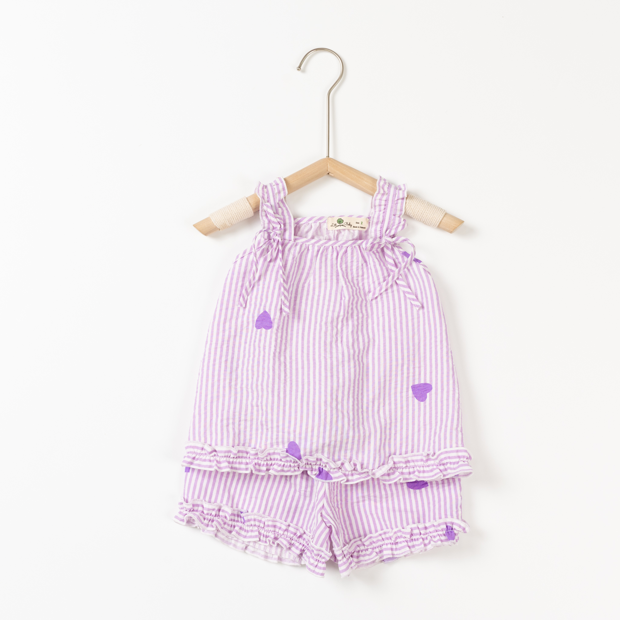 Bộ cotton trẻ em - bé gái G002 2/8 PH1371