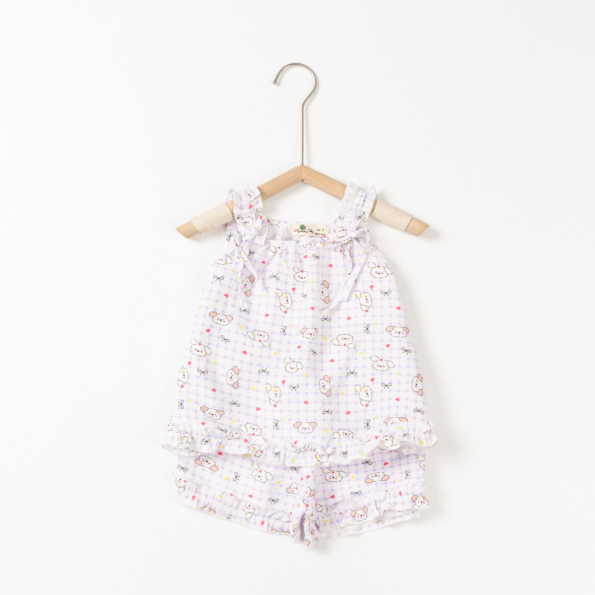 Bộ cotton trẻ em - bé gái G002 2/8 PH1371