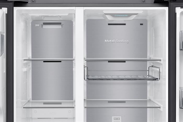 Tủ lạnh Samsung Inverter 615 lít Side By Side AI Home RS90F65D2FSV