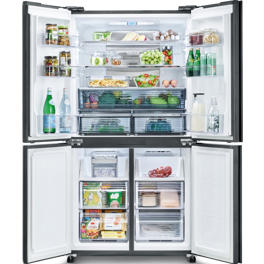 Tủ lạnh Sharp Inverter 572 lít Multi Door SJ-FXP650VG-SL