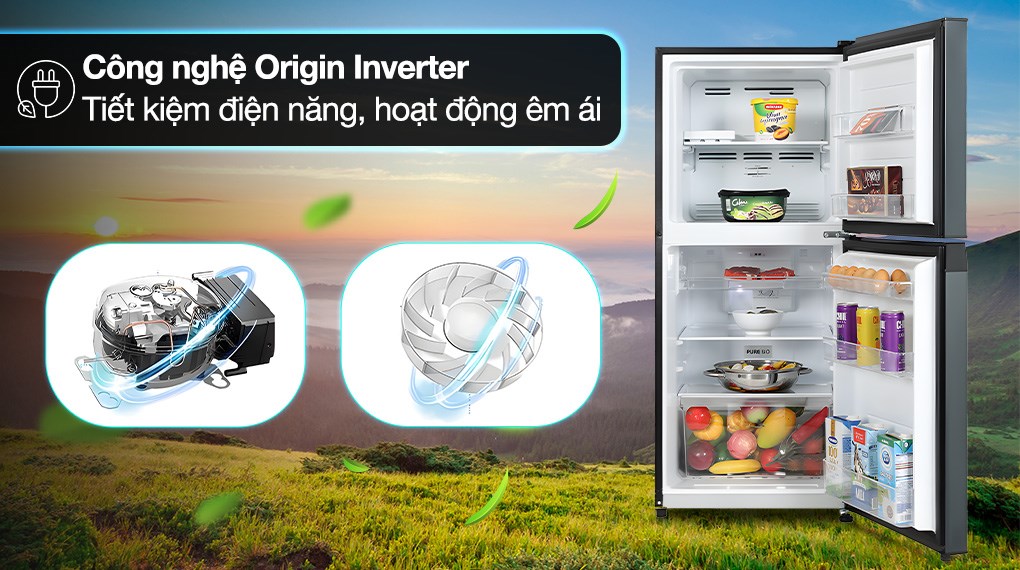 Tủ lạnh Toshiba Inverter 180 lít GR-RT234WE-PMV(52)