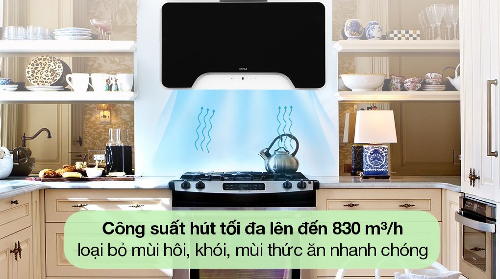 Máy hút mùi kính vát Hafele HH-WVGS90A (533.80.203)