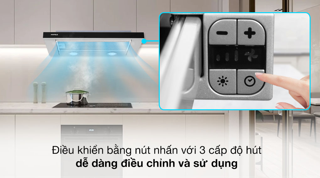 Máy hút mùi âm tủ Hafele HH-TG60E (539.81.073)