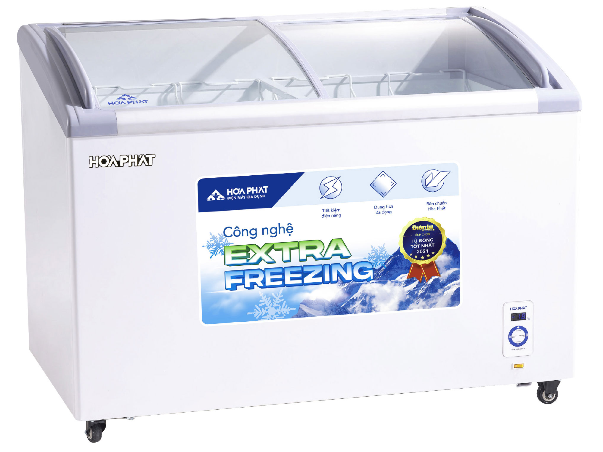 Tủ đông Hòa Phát 1 ngăn 2 cánh HSF AD6280.C1 280 lít