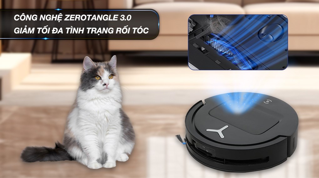 Robot hút bụi lau nhà Ecovacs Deebot T80 Omni